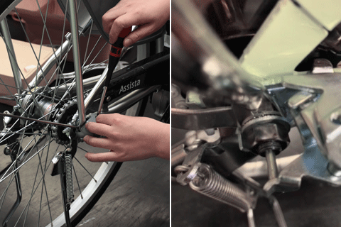 自転車安全整備士による完全組み立て＆整備 | おしゃれな電動自転車を