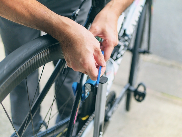 自転車のメンテナンス