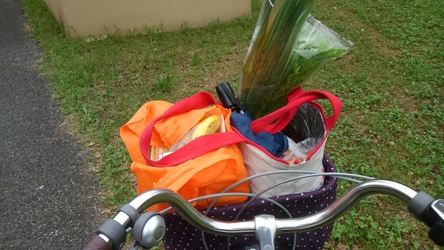 自転車　荷物
